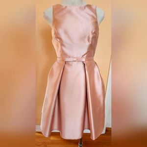 Rosé colored cocktail dress!